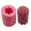 Silicone Candle Mold Soap Moulds Baking Tool Column Shape Cake Candy Jelly Cookies Fondant Mould 3D Pastry Decorating Tools