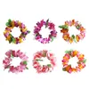 Hawaiian Flower Lei Bra Luau Hula Dance Hawaii Bra Summer Holiday Halloween Weeding Costumes Party Dance Dress 6 Colors