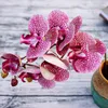 3d Künstliche Schmetterling Blumen Gefälschte Motte Flor Orchidee Blume Für Hochzeit Diy Dekoration Real Touch Wohnkultur Flore C19021401