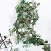 Decorative Flowers Wreaths ABFU65Foot Artificial Eucalyptus Garland And 6Foot Willow Vine Branches Leaf String Door Green In3701815