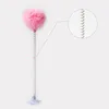 Grappige Cat Ball Speelgoed Feather Spring Sucker Speelgoed voor Cat Spelen Pet Cat Toy Training YQ01342