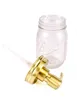 Gold Liquid Soap Dispensers Rust Proof 304 Stainless Steel Mason Jar Lid with Bird Head Metal Pump for Regular Mason Jars-No Jars