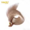 VMAE European Peruvian 1g Strand 100g Natural Black Brown Blonde Straight Keratin Fusion Pre Bonded U Tip Virgin Remy Human Hair Extension