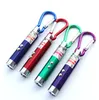 Mini 3 en 1 lampe de poche UV multifonctionnelle lumières ultraviolettes porte-clés torche porte-clés chaîne pointeur laser jouet pour animaux détecteur d'argent torches