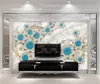 Photo Wallpaper 3d requintado e elegante TV Ponto Jewel Sala fundo Limite pintura de parede Wallpaper