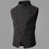 Vestido de chegada coletes para homens trabalho sem mangas blazer jaqueta colete masculino gilet homme homens forma forma formal colete waistcoat