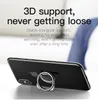 Support de bague de doigt en métal Baseus pour iPhone Samsung anneau de téléphone portable support de montage à 360 degrés pour support de téléphone de voiture magnétique