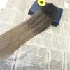 Balayage 28 قطعة قطعة واحدة في تمديد الشعر البشري 1 PCS مجموعة 5 مقاطع 70G 120G 140G 12QUOT2QUOT1292429