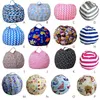 Animal en peluche stockage pouf chaise 61cm Portable enfants jouet organisateur tapis de jeu vêtements organisateurs de maison