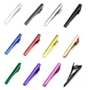 Solid Color Tie Clips Shirts Business Suits Tie Bars Fashion Jewelry for Men Gift