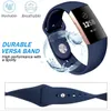 Fitbit에 대한 실리콘 스포츠 밴드 교체 HR 충전 3 2 Versa Samsung Galaxy Watch Active Apple Watch 밴드 손목 스트랩