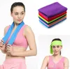 Nouvelle serviette froide Sports d'été serviette de refroidissement de glace Double couleur hypothermie serviette fraîche 33*88 cm pour enfants serviettes de sport pour adultes 2934