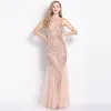 Women Sleeveless V Back Sheer Long Vestido Beaded Sequin Maxi Dress Vintage 1920s Great Gatsby Dress Flapper Party Formal Dress