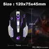 Wired V5 Silent USB Ergonomic 4000DPI Optical Gaming Mouse For PC Laptop Computer Metal Plate 4 Colors LED Light Pro Gamer Mouse