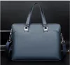 Brand New Designer Men's Shoulder Briefcase Black Leather Designer Handbag Business Men's Laptop Bag Messenger Bag