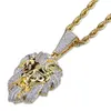 Fashion- Chains Pendant Designer Necklace Hip Hop Jewelry Mens Lion Head Pendants Diamond Luxury Cuban Link Wedding Pandora Style Charms
