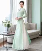 Robe chinoise de style vietnamien Cheongsam Tradition Robe chinoise Printemps Ao dai