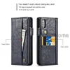 CaseMe 레트로 지갑 크레딧 플립 가죽 케이스 커버 for iPhone XS Max XR X 8 7 삼성 S8 S9 Plus Note 8 9