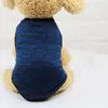 Effen kleur hond vest goedkope hondenkleding voor kleine honden zomer t-shirt leuke puppy vest yorkshire terrier huisdier kleding VT0055