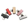 محولات سماعة محول الصوت Dual Type-C مشحن الموسيقى صوتيات 2 في 1 شاحن كابل مقبس إلى سماعات USB ج