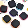 Mini Zipper Earphone box Protective USB Cable Organizer Spinner Storage Bags Headphone Case PU Earbuds Pouch homewareT2I5599