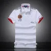 Amerikaanse maat zomer hete verkoop heren polo's borduren casual racing tees ademende katoenen shirts met korte mouwen drop shipping