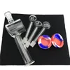 Glas Olie Brander Pijpen Kit met Nector Collector Siliconen Container Reclaimer 10mm Mannelijke Pijp voor Waterpijpen