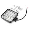 48 W wasserdichte Flutlichter, LED-Arbeitsscheinwerfer, Jeep-Off-Road-Lichtleiste, LED-Nebelscheinwerfer mit Montagehalterung für Jeep, Offroad, LKW, Auto