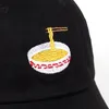 Модная бейсбольная кепка унисекс с лапшой и вышивкой, хлопковая регулируемая шляпа, бейсбольная кепка, уличная повседневная бейсболка для папы, кепка Snapback для девочек8336668