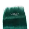 VMAE Capelli Umani Brasiliani Tesse 3 Fasci Trama Diritta Morbida Naturale Due Toni # 1B / Estensioni Dei Capelli Vergini Colore Ombre Verde