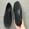 2019 Lyxdesigner Herrskor Herr Designer Loafers Snake Äkta Läder Metall Snap Herr Klänning Skor 39-45 Stl.