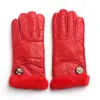 Gants d'hiver chaud de la mode 1Pair de mode 1Pair Sheewekin un épaississant doigt respirant des gants de mouton à la main 6 couleurs