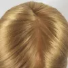 Lange 65CM 100% Hochtemperaturfaser Blondes Haar Weiblicher Trainingskopf Friseurpraxis Puppenkopf zum Verkauf Schaufensterpuppenkopf Frisuren