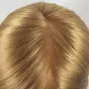 Lång 65cm 100% hög temperatur fiber blond hår kvinnlig träning huvud frisör övning docka huvud till salu mannequin huvud frisyrer