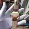 Poographies d'usine Calibre de série W7100051 Watch Rose Case Automatic Movement Work Men039s Sport Wrist Watches Original Box5333127