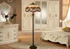 Estilo Europeu Tiffany Floor Lamp manchado Vidro Luz barroco criativa Retro Sala Quarto Coffee Shop Hall Hotel Piso Luz