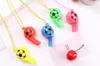 Party Noise Maker Plastic Whistle Sports Referee Whistles with Lanyard Lifeguard Survival Emergency Christmas Gift Birthday Party Favor