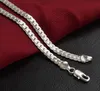 5mm 925 Silver Snake Bone Chain Necklace Fashion Chains Men Women Jewelry Necklace DIY accessories 20 22 24 26 28 30Inch GB1288
