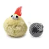 전기 귀여운 작은 몬스터 봉제 장난감, 만화 인형 동물, 진동은 장식을위한 사운드 애완 동물 개 장난감, 크리스마스 아이 생일 선물, 2-1 확인