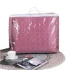 Розово -розовые постельные принадлежности наборы короля размер размер кровати распределить крышка для одеяла для стеганого стега