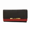 Whole Women Long Wallet Multicolor Bags Coin Purse Card Holder Men Women Classic Zipper Pocket With Box 20CM9104534