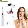 Portátil Cordless Dental Dental Whitening Whitening Genuine Sonic Vibração Cálculo Removedor Doméstica Manchas Inteligente Tartar Cleaner Recarregável