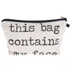 MPB005 Sac cosmétique portable de mode sacs personnalisables simples sac de lavage de voyage poussière de finition logo personnalisé expédition 4374345