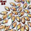 300PCS 715mm AB Kleur Paard oog Acryl strass Plaksteen Kralen Voor Kleding Decoratie Sieraden Accessoires ZZ542167064