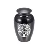 Boom van Leven Kleine Keepsake Urns voor Ash Mini Cremation Urns voor Ashes Memorial Ashes Houder / PET (70x45mm)