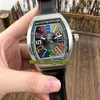 Nuovi modelli Vanguard Crazy Hours V 45 CH BR quadrante nero orologio meccanico automatico da uomo cassa in acciaio 316L orologi sportivi in pelle migliore versione-11