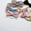Mini bandeau à nœud pour bébé, en lin fait à la main, en Nylon doux, accessoire pour cheveux de bébé, 24 pièceslot1417027