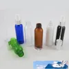 50 x 60ml Ambre Noir Bleu Vert Clair Blanc Pet Plastic Vaporisateurs Vides Recharge 2 Oz Mist Pump Parfum Voyage