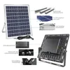 Solar Flood Lights JD7300 Lampy ścienne 40W 70W 120W 200W 300 W Aluminium IP67 Wodoodporne światło uliczne LED z pilotem zdalnym