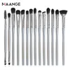 Maange Pro 14PCS Escovas Tool Set Cosmética Sombra Eyeliner cílios Blush Blending Lip Makeup Escova Maquiagem